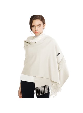 White Cashmere Scarf