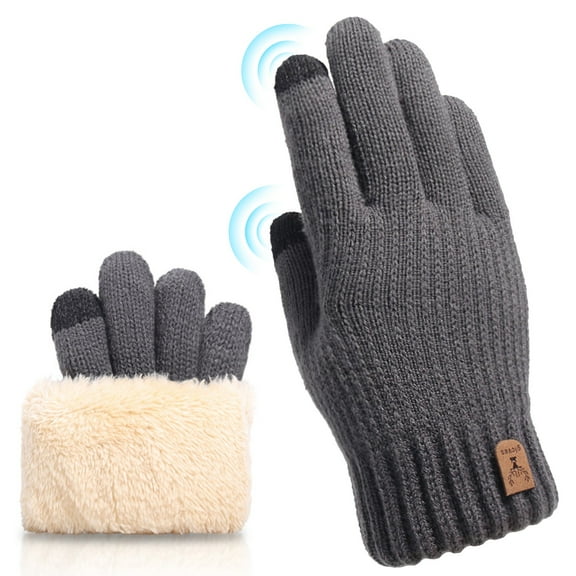 Elegant Choise Winter Gloves for Men Women - Arctic Fleece Liner Touchscreen Gloves, Thermal Warm for Cold Weather
