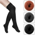 thumbnail image 1 of Elegant Choise Women's over Knee High Socks Thigh High Warm Winter Socks for women, Black, 1 of 10