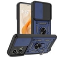 thumbnail image 1 of Elegant Choise for Moto G Stylus 5G 2024 Case with Screen Protector Slide Camera Lens Protection Phone Cover with Stand, Blue, 1 of 14