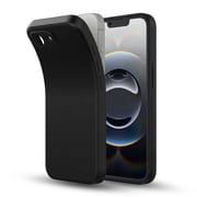 Elegant Choise iPhone 16e 2025 Silicone Case, Fine Hole Design for Ultimate Protection & Style Black