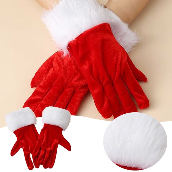 Elegant Christmas Party Gloves For Formal Dance Winter Performances Festive Design Soft Comfortable Celebrations