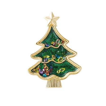 Elegant Christmas Reindeer Brooch Rhinestone Alloy Pin Festive Holiday Gift For Women