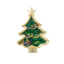 Elegant Christmas Reindeer Brooch Rhinestone Alloy Pin Festive Holiday Gift For Women