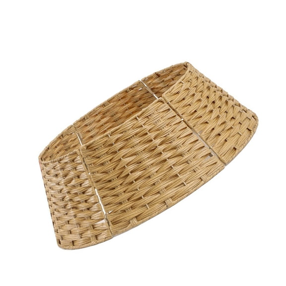 Elegant Christmas Tree Stand Decors Wicker Christmas Tree Skirt Stylish Stand Cover to Enhances Holiday Environment