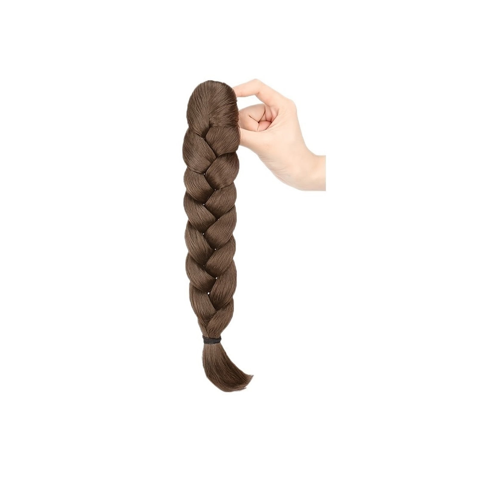 Elegant Claw Clip Ponytail Extension - Claw Clip Braided Ponytail, Ideal for Parties and Festivals