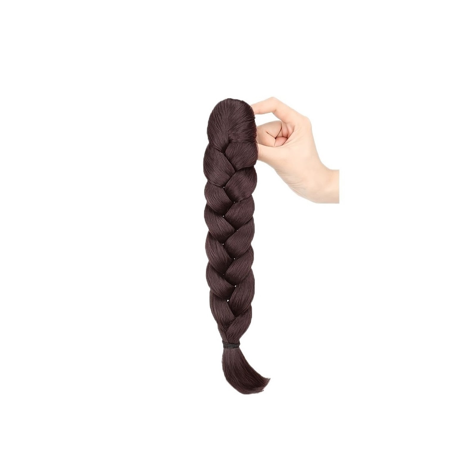 Elegant Claw Clip Ponytail Extension - Claw Clip Braided Ponytail, Ideal for Parties and Festivals