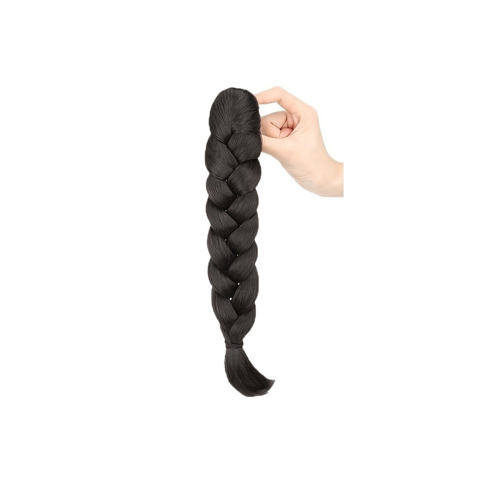 Elegant Claw Clip Ponytail Extension - Claw Clip Braided Ponytail, Ideal for Parties and Festivals