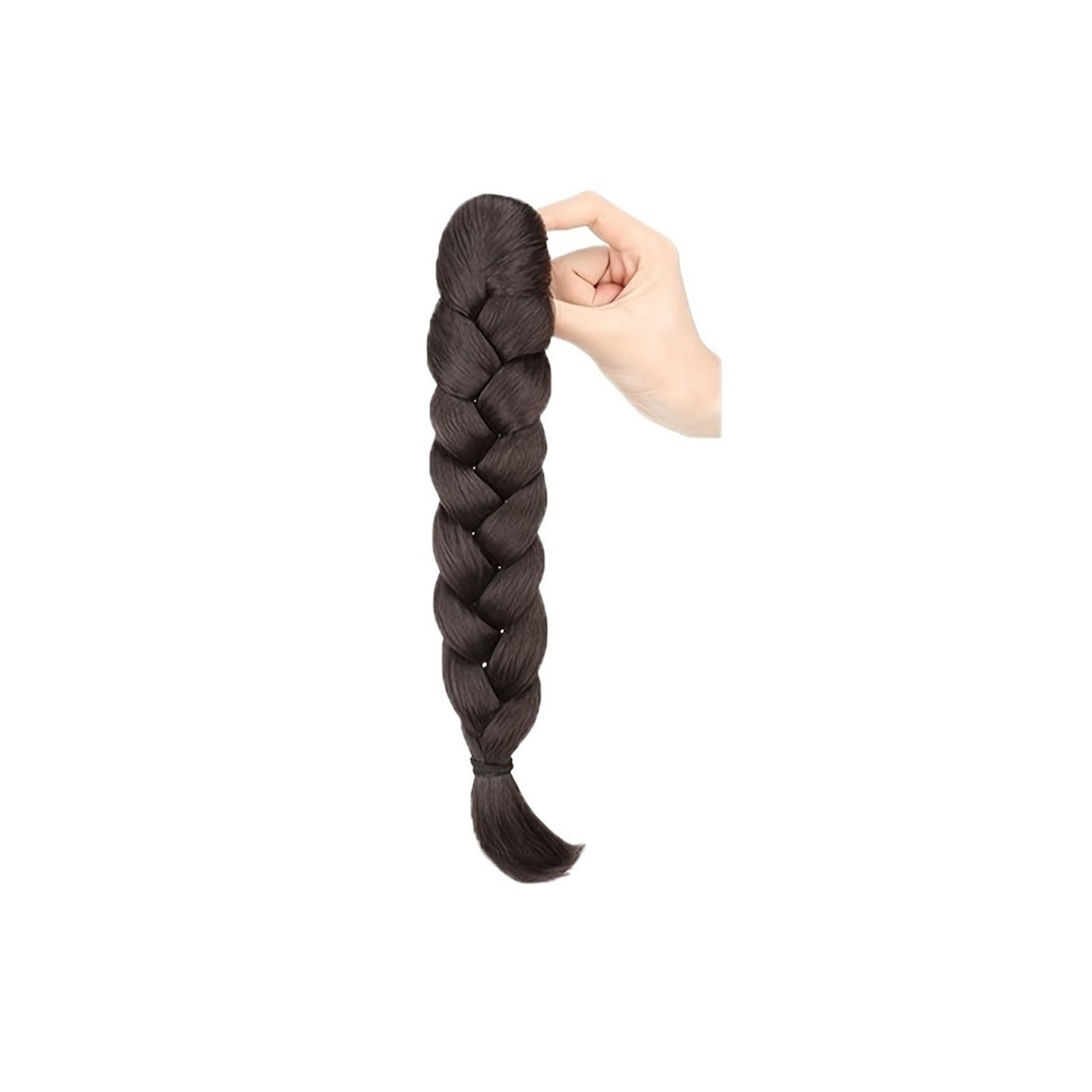 Elegant Claw Clip Ponytail Extension - Claw Clip Braided Ponytail, Ideal for Parties and Festivals