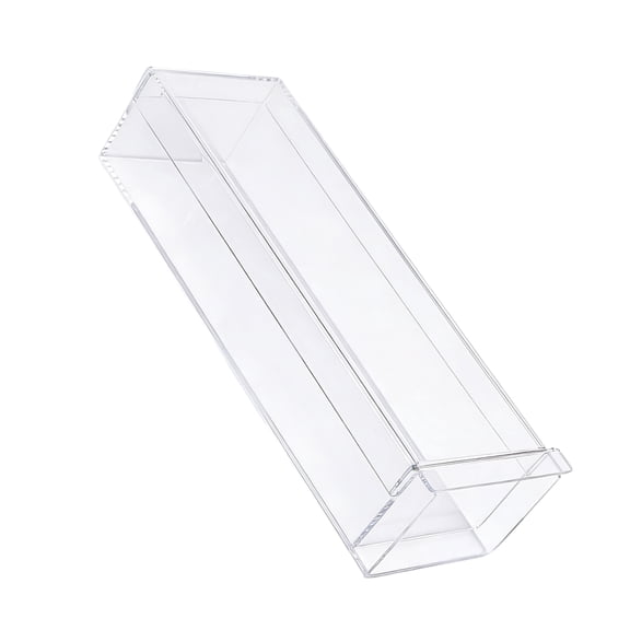 Elegant Clear Acrylic Tiramisu Box With Lid And Side Panel Rectangular Cake Container Perfect For Dessert Display Tray