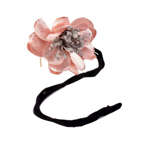 Slatcetga Elegant Cloth Clip Twist Updo Bun Makder Holder Ponytail Hair Styling Tool Accessories(#7)