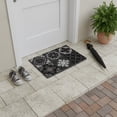 thumbnail image 1 of Elegant Coconut Door Mat with Cement Tile Design – 24x16 Inches in Sophisticated Gray Hue – Instantly Elevate Your Home's Curb Appeal, 1 of 9