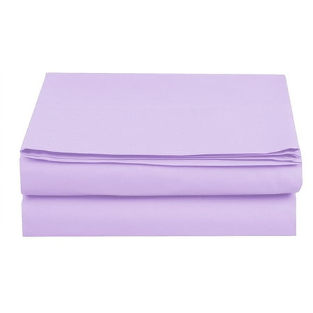Elegant Comfort 1 Piece Fitted Sheet Polyester King Purple 1500 Thread Count