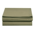 thumbnail image 1 of Elegant Comfort 1 Piece Flat Sheet Polyester Full Green 1500 Thread Count, 1 of 5