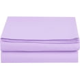 thumbnail image 1 of Elegant Comfort 1500 Premium Hotel Quality 1-Piece Flat Sheet, Softest Quality Microfiber - California King Lilac, 1 of 4