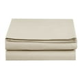 thumbnail image 1 of Elegant Comfort 1 Piece Flat Sheet Polyester Queen Off-White Solid 1500 Thread Count, 1 of 2
