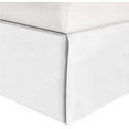 thumbnail image 1 of Elegant Comfort 1-Piece Solid Bed Skirt, 1500 Thread Count Quality, Minimalist Design with a Modern Look- Easy Care, Wrinkle and Stain Resistant, Bedskirt, Cali King, Frosty White, 1 of 5