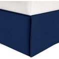 thumbnail image 1 of Elegant Comfort 1-Piece Solid Bed Skirt, 1500 Thread Count Quality, Minimalist Design with a Modern Look- Easy Care, Wrinkle and Stain Resistant, Bedskirt, Full, Midnight Navy, 1 of 5