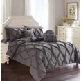 thumbnail image 1 of Elegant Comfort, 10 Piece, Bed Sheets, Full/Queen, Gray, Solid Print, 2000 Thread Count, Microfiber, 1 of 3