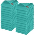 thumbnail image 1 of Elegant Comfort 100% Turkish Cotton 24-Pack Waffle Kitchen Towels - Quick Drying and Absorbent Kitchen Dishcloth Towels, Soft Multi-Purpose Cleaning Towels, 16 x 25, Turquoise, 1 of 5