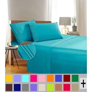 Elegant Comfort 1500 Premier Hotel Collection 2 Pieces Pillowcases Standard Blue