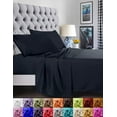 thumbnail image 1 of 1500 Series Microfiber Deep Pocket Bedroom Sheet Set, Full Black, 1 of 5