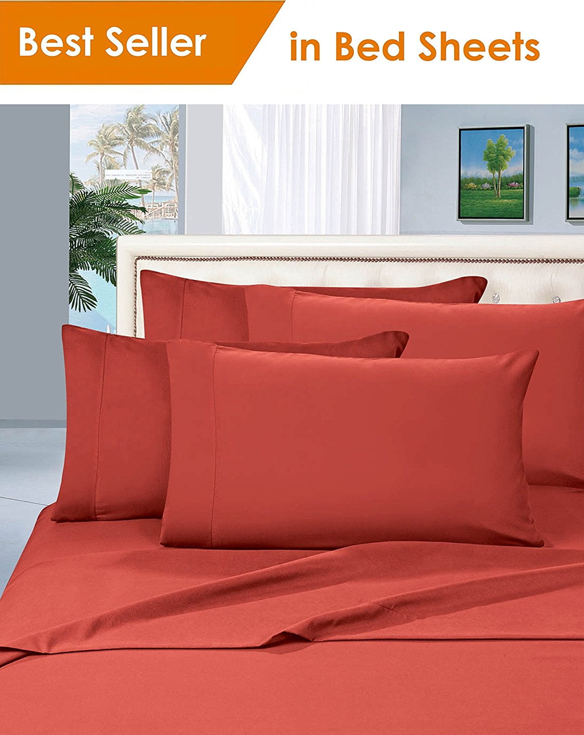 Elegant Comfort® 1500 Series Microfiber Deep Pocket Bedroom Sheet Set
