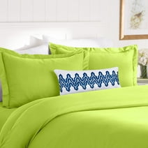 Elegant Comfort® 1500 Series Super Soft Wrinkle Free 2-Piece Duvet Cover Set , Twin/Twin XL - Lime-Green