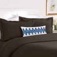 thumbnail image 1 of Elegant Comfort 1500 Series California King Deep Pocket Cooling Sheet Set, Brown, 1 of 4