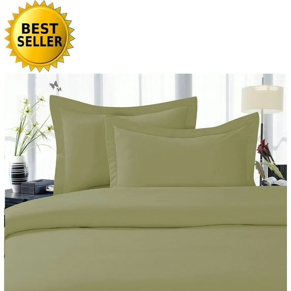 Elegant Comfort ® 1500 Series Super Soft Wrinkle Free 4 pc Sheet Set, Deep Pocket , Split King, Green
