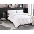 thumbnail image 1 of 1500 Collection 3pc Duvet Covert , King/California King - White, 1 of 5