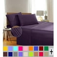 thumbnail image 1 of Elegant Comfort 1500 Thread Count 2 Pieces Pillowcase King, Purple, 1 of 5