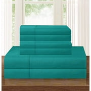 Elegant Comfort 4-piece Bed Sheet Set ,Fitted,Flat, Pillow Cases 1500 Collections ,Twin/Twin XL Elite Orange