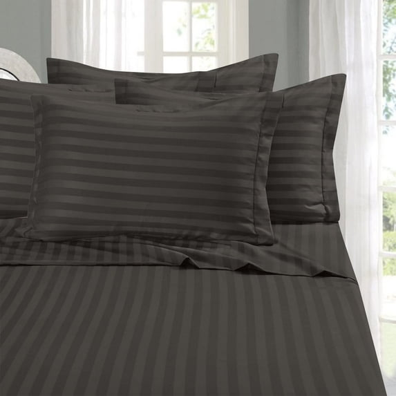 Elegant Comfort 1500 Thread Count Microfiber 4 Piece Bed Sheets Twin, Gray