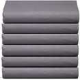 thumbnail image 1 of Elegant Comfort 1500 Series Microfiber 6-Pack Fitted Sheet with Storage Pockets on Sides Full, Gray, 1 of 5