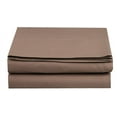thumbnail image 1 of Elegant Comfort 1500 Thread Count Taupe Solid Print Microfiber Flat Sheets, King – Deep Pocket, 1 of 1