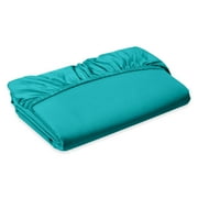 Elegant Comfort 1500 Premium Hotel Quality 1-Piece Fitted Sheet, All Around Elastic, Deep Pocket, Softest Quality Microfiber - King Turquoise