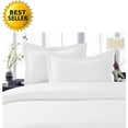 thumbnail image 1 of Elegant Comfort 1500 Thread Count White Duvet Cover Set, Full/Queen (3 Count), 1 of 4