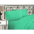 thumbnail image 1 of Elegant Comfort 1500 Series Wrinkle & Fade Resistant Soft 4-Piece Bed Sheet Set with Deep Pockets, California King, Paradise Teal, 1 of 5