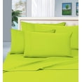 thumbnail image 1 of Elegant Comfort 1500 Thread Count Wrinkle Free 4 pc Sheet Set, Deep Pocket - All size and Colors , King Lime-Green, 1 of 2