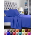thumbnail image 1 of Elegant Comfort 1800 Series 4-Piece Deep Pocket Bed Sheet Set, Ultra Soft Microfiber, Wrinkle & Fade Resistant Royal Blue, 1 of 7