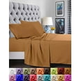 thumbnail image 1 of Elegant Comfort 1800 Series Deep Pocket 6pc Bed Sheet Set,California King Mocha Chocolate, 1 of 7