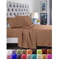 thumbnail image 1 of Elegant Comfort 1800 Series Deep Pocket 6pc Bed Sheet Set , Queen Taupe, 1 of 7
