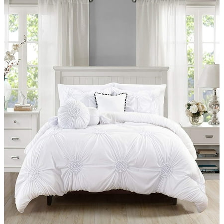 Elegant Comfort 2000 Thread Count 10 Piece Bed in a Bag, King with Comforter, Decorative Pillows, Pillow Shams, Flat Sheet, Fitted Sheet, Pillowcases