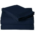 thumbnail image 1 of Elegant Comfort 3 Piece Bed Sheets Polyester Twin Blue 1500 Thread Count, 1 of 3