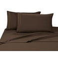 thumbnail image 1 of Elegant Comfort 3 Piece Bed Sheets Polyester Twin Brown 1500 Thread Count, 1 of 6