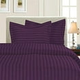 thumbnail image 1 of Elegant Comfort 3-Piece Damask Striped Duvet Cover Set, Wrinkle & Fade Resistant, 1500 Premium Microfiber, Soft & Silky, Full/Queen, Purple, 1 of 1