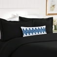 thumbnail image 1 of Elegant Comfort, 3-Piece Duvet Set, King/Cal King, Black, Solid, 1 of 5