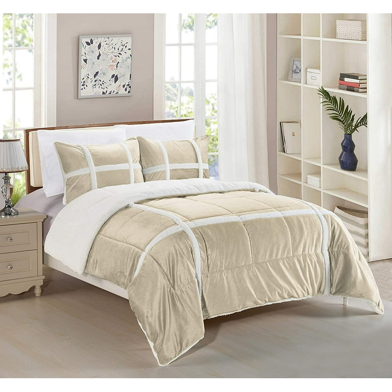 Elegant Comfort 3 Pieces Comforter Sets Queen Walmart