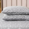 Elegant Comfort 4 PIECE Holiday Christmas Flannel Cotton Sheet Set